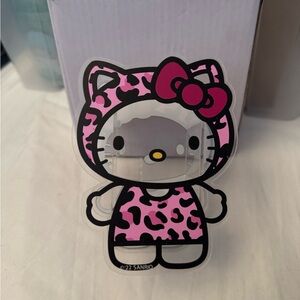 Hello Kitty Pink Leopard brush or pen holder
